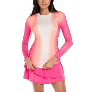 Lucky In Love Santa Fe Glow Summer Glow Long Sleeve Top XL 14 Women’s